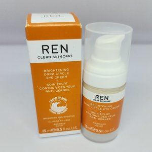 REN clean skincare brightening dark circle eye cream New in Box 15ml